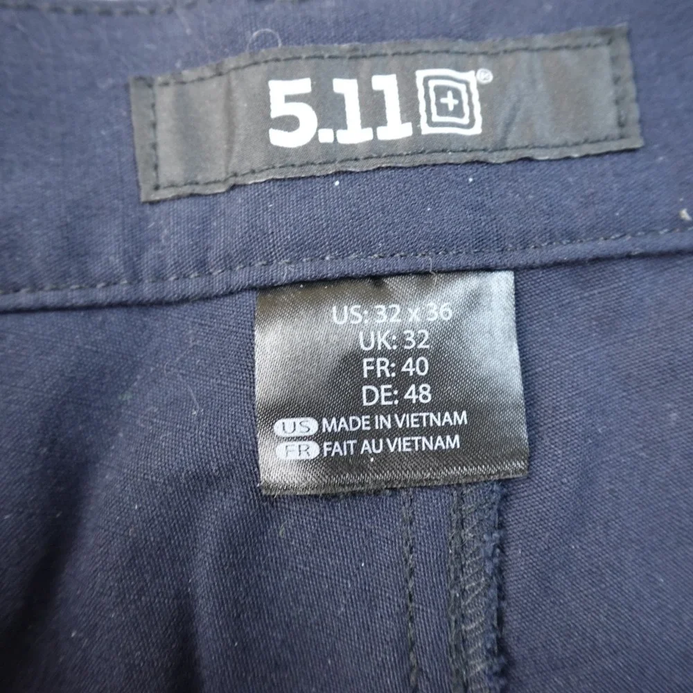 NEW 5.11 Tactical Pants Mens 32X36 Blue Taclite Pro‎ Ripstop Cargo Utility Work